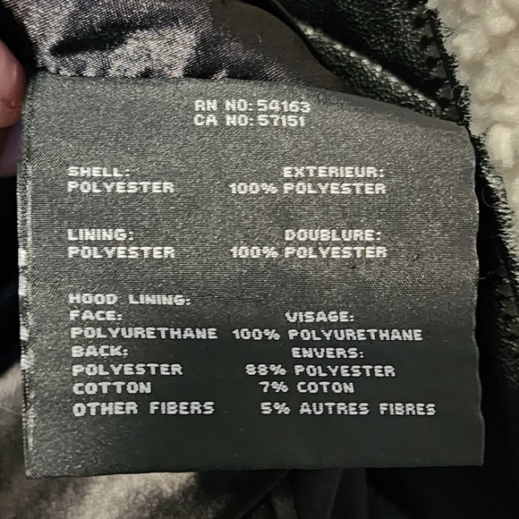 Marc New York Saros Hooded Sherpa Bomber Jacket Large - Picture 9 of 12